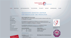 Desktop Screenshot of kardio-darmstadt.de